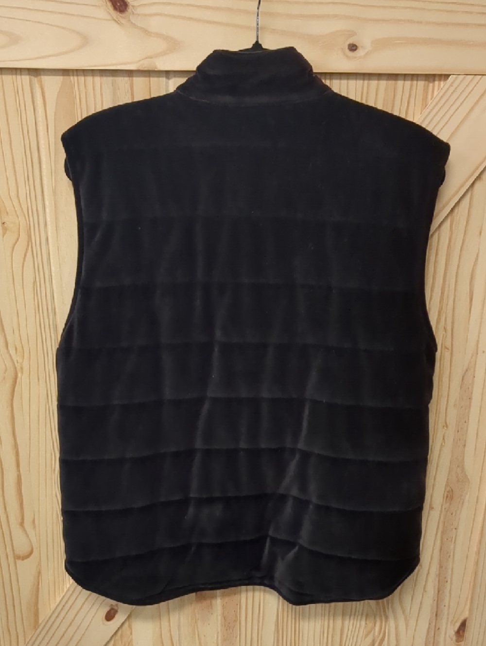 Jones New York Brown Quilted Velvet Puffer Vest - Picture 3 of 3